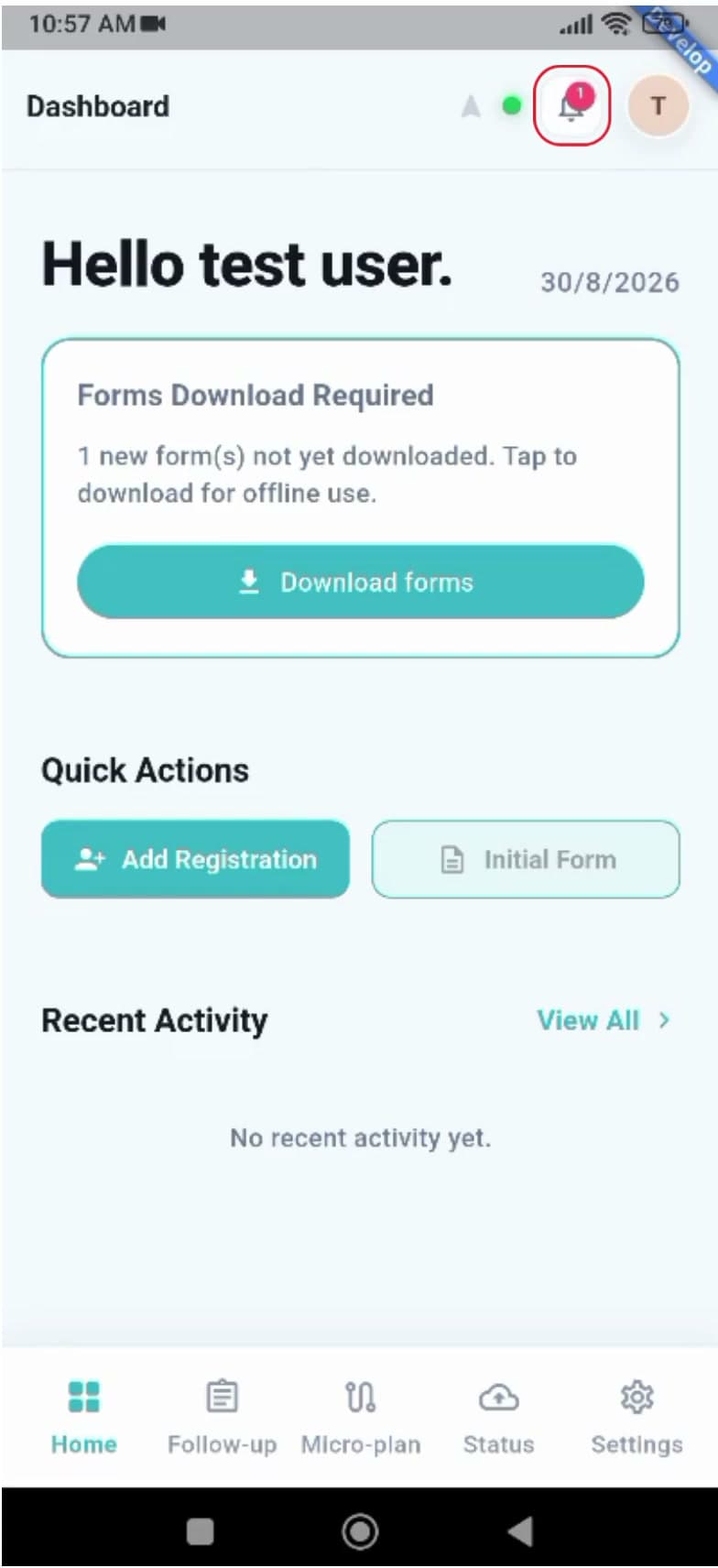 Mobile: Notifications cover
