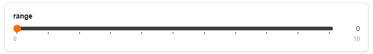 Default range value preview