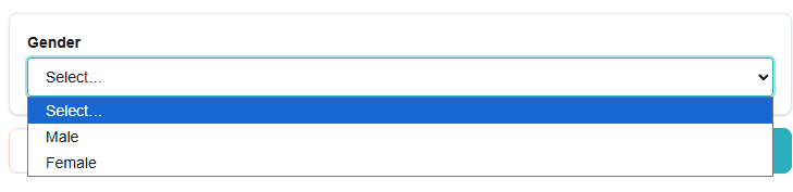 Minimal dropdown appearance preview